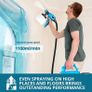 Paint Sprayer 800 Watt Tilswall Home Electric Spray Gun Power Painter with 1300ML Detachable Tank Max 1100ml/min, 2.5m Hose, 3 Spray Patterns,3 Nozzle Sizes for Fence, Cabinet, Home Painting (FREE POSTAGE) Image 4