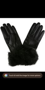 Ladies leather gloves