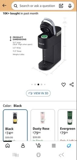 KEURIG Coffee machine
