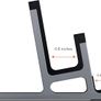 Satechi Dual Vertical Aluminum Stand - Universal Compatibility - MacBook Pro, MacBook Air, iPad Pro, iPad Air, iPad Mini, iPhones 16/15/14/13/12 and more - Boxed! Image 2