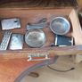 Edwardian smokers oak cabinet Image 3