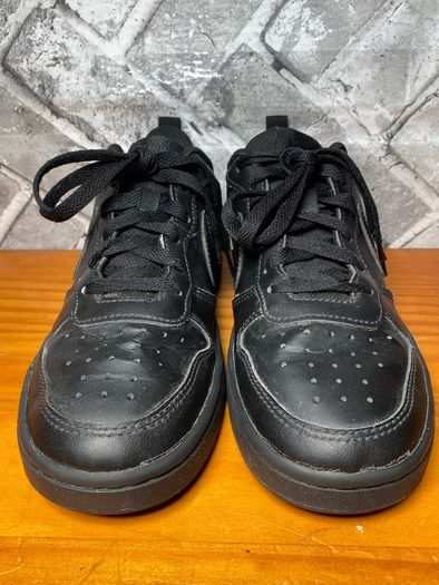 Nike Court Borough Boys Trainers UK4.5 EUR37.5 All Black