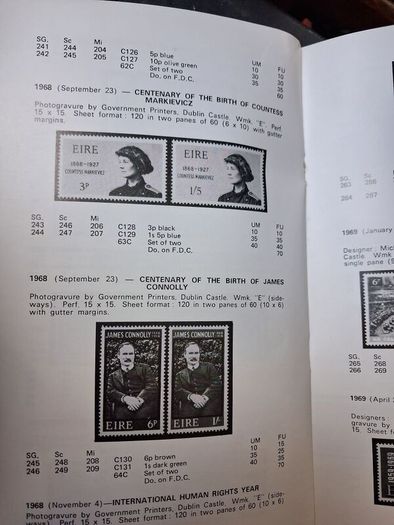 Hibernian / Simplified catalogue of the Postage Stamps of Ireland 1922 - 1979 / 1980