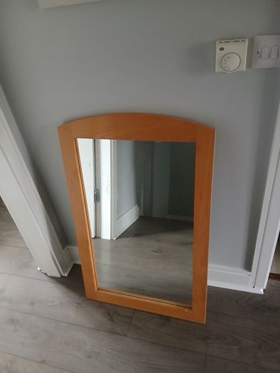 large mirror solid wood
