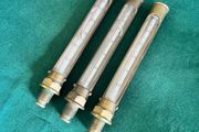 Antique Steam Engine Thermometer Gauges