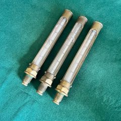 Antique Steam Engine Thermometer Gauges