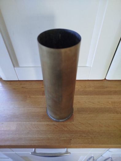 brass artillery shell