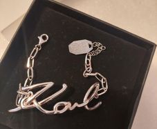 Sterling Silver Karl Lagerfeld Bracelet   Beautiful piece in its original packaging perfect as a gift!