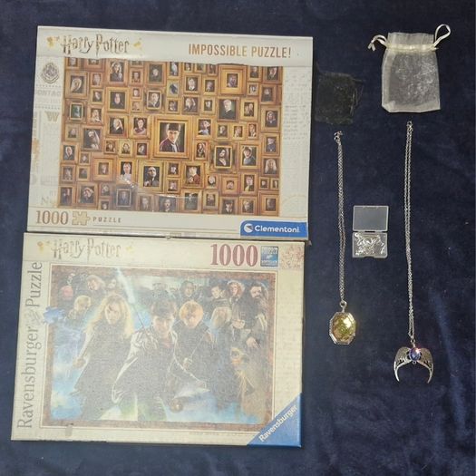 Harry Potter necklace and Jigsaws