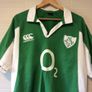 Ireland Rugby Jersey. Triple Crown Winning Jersey Year 2007. Official Canterbury Home Jersey. Authentic Original From The Time. Not A Modern Day Remake. Image 3