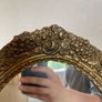 Late 19th-century oval cheval free-standing dressing mirror. Image 5
