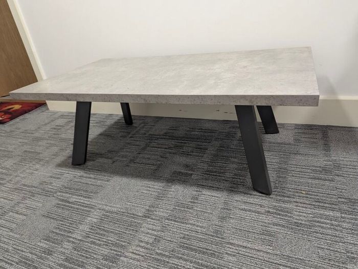 coffee table grey marble effect