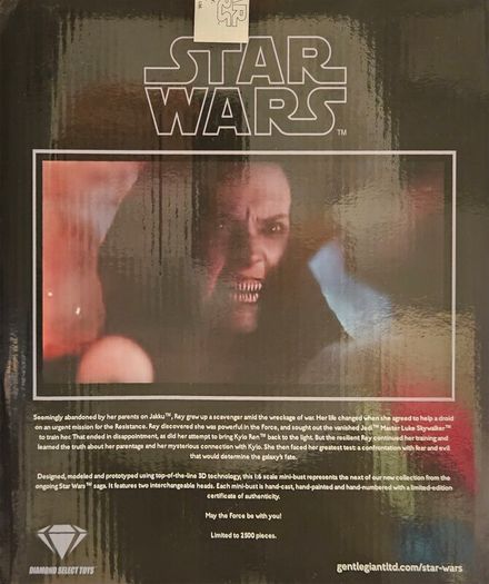 Star Wars Gentle Giant 1/6 Scale mini bust Dark Rey The Rise of Skywalker