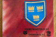 1992 Young Munster v Shannon RFC - Munster Senior Challenge Cup Final Programme