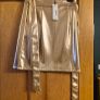 Gold Mini Skirt Image 2