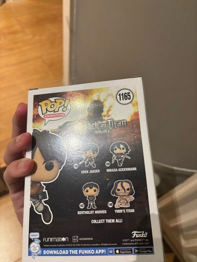 attack on titan funkos