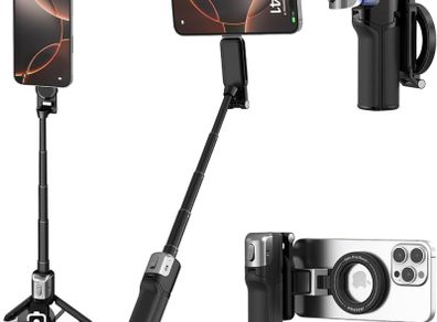 3-in-1 Magnetic Phone Selfie Stick Tripod with Wireless Remote