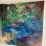 Original Irish Art Pondscape Abstract Art Image 4