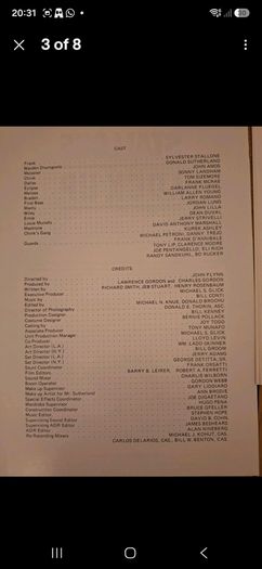 1989 Lock Up Press Kit Stallone