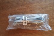 RJ11 telephone cable, Grey, (LENGTH 2M)