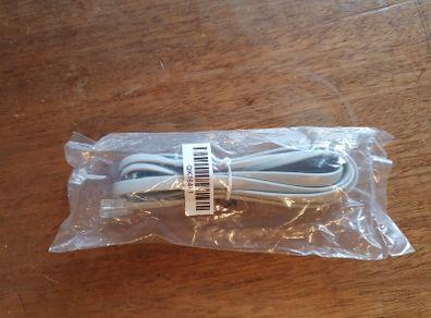 RJ11 telephone cable, Grey, (LENGTH 2M)