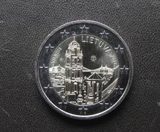 2017 Lithuania UNC 2 Euro coin "Vilnius"