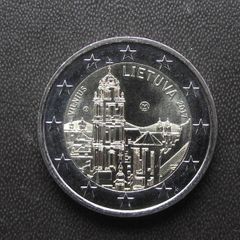 2017 Lithuania UNC 2 Euro coin "Vilnius"
