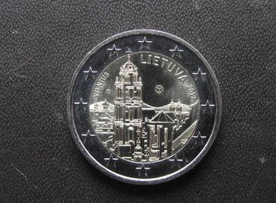 2017 Lithuania UNC 2 Euro coin "Vilnius"