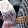 Marks and Spencer dark blue denim knee length skirt size Uk 16 postage included Image 5