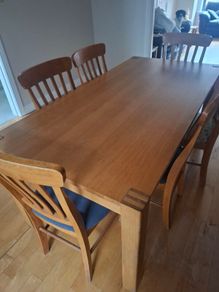Dining table and