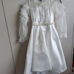 Monsoon Communion Flower Girl Lace Pearl Dress 8-9