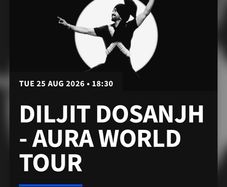 Tickets Diljit Dosanjh Aura World Tour