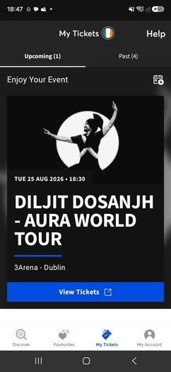 Tickets Diljit Dosanjh Aura World Tour