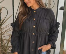 Layered sleeve top 8-16