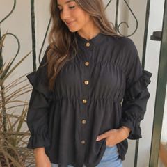 Layered sleeve top 8-16