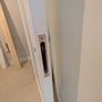 Bargain! Door: White Primed Carrick 1P With Frosted Glass Image 3