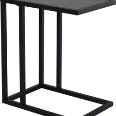 Steel Frame C-Shaped Side Table Black (FREE POSTAGE)
