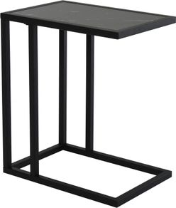 Steel Frame C-Shaped Side Table Black (FREE POSTAGE)