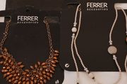 2 New Ferrer Necklaces