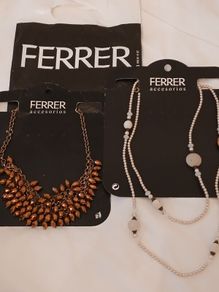 2 New Ferrer Necklaces