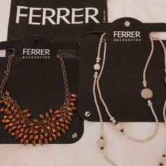 2 New Ferrer Necklaces