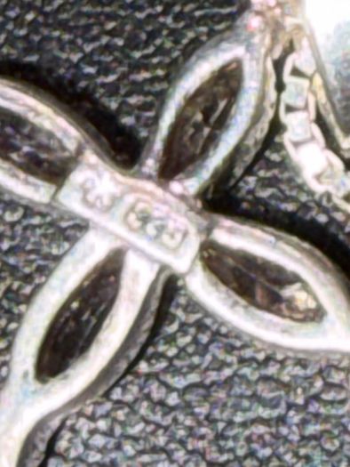 Silver chain cross