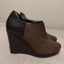 Clarks Brown Wedge Ankle Boots Image 5