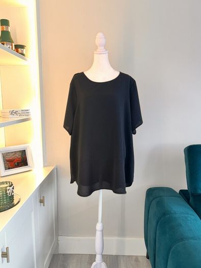 Brand New Ladies Black Top from Only Carmakoma. Size UK 24 / EU 52 cm