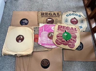 20 Vintage 78 Speed Records