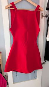 Zara red dress