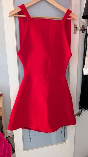 Zara red dress