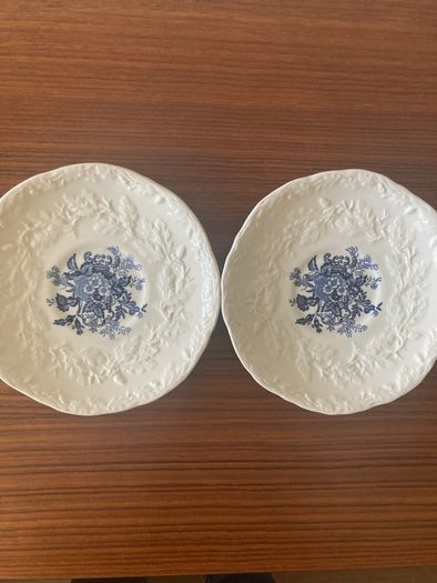 Mason Vintage "Ascot in Oak/Hanging Basket" China Saucers (5)