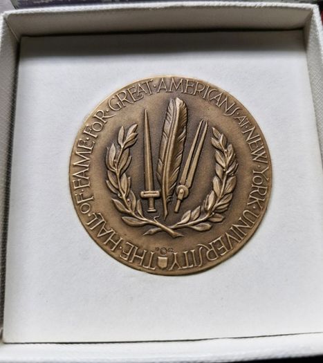 Thomas Jefferson1743-1826 Hall Of Fame For Great Americans At Nyu Brass (45.9 Grams) Medal