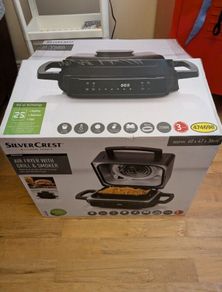 Silvercrest Electric Air Fryer with Barbque Grill & Smoker